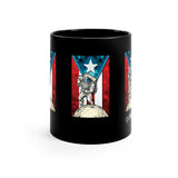 Borincano Flag Black mug 11oz