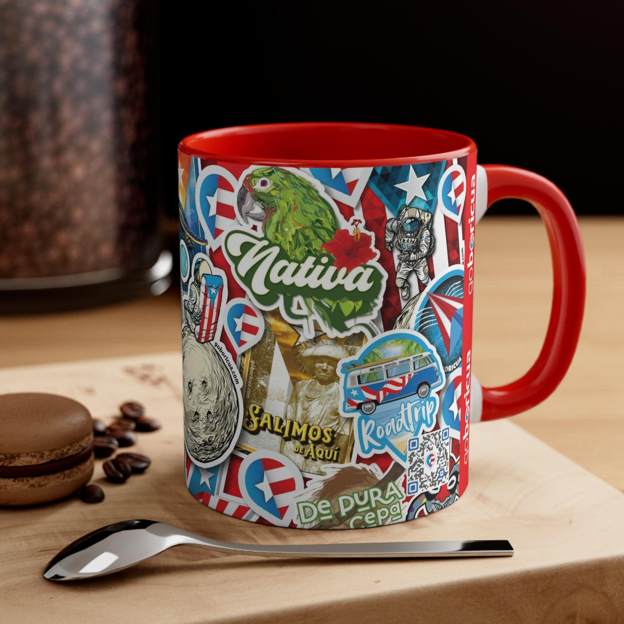 Esencia Boricua Accent Coffee Mug, 11oz