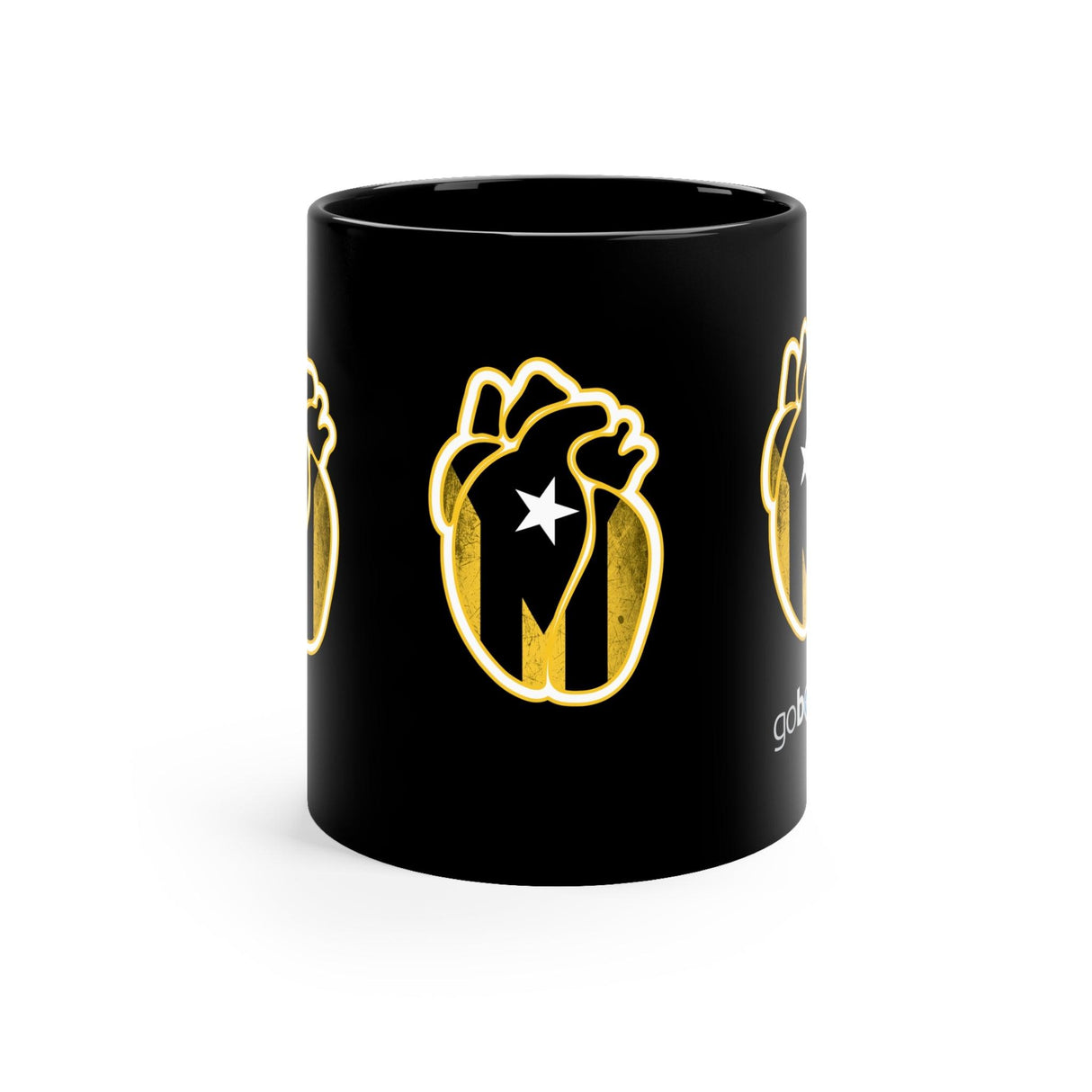 Corazón Dorado Black mug 11oz