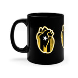 Corazón Dorado Black mug 11oz