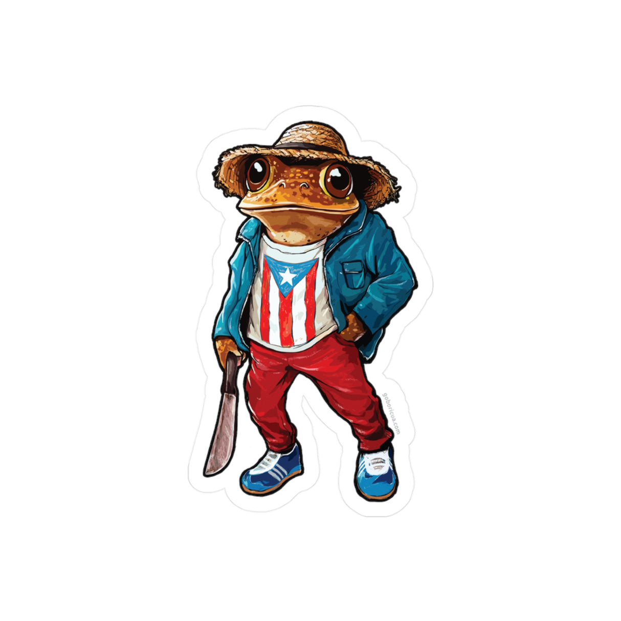 CONCHO BORICUA STICKER