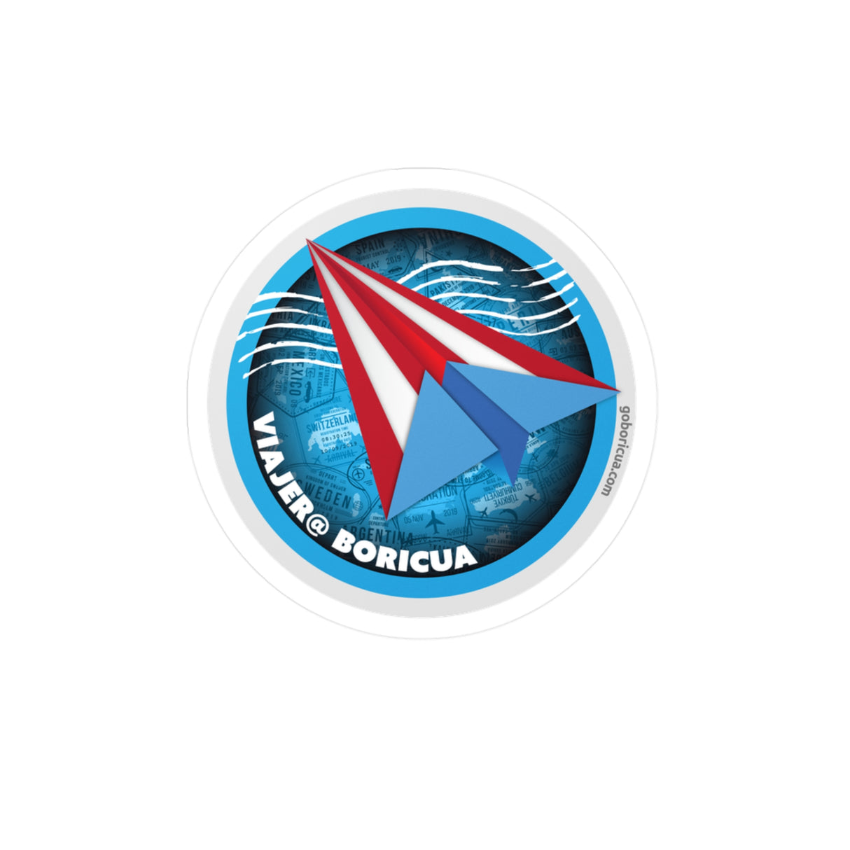 VIAJERO BORICUA STICKER