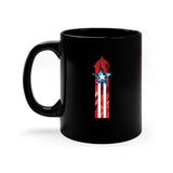 Boricua Star Black mug 11oz