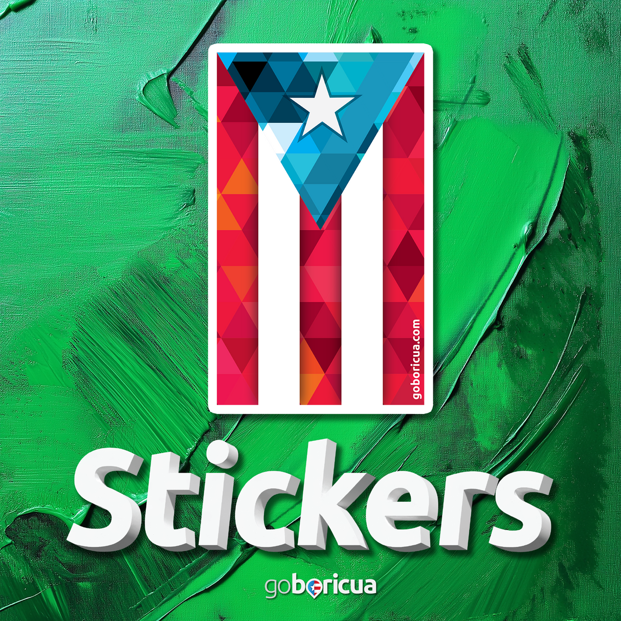 BANDERA FRACTAL STICKER