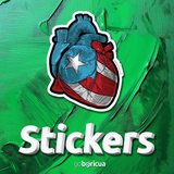 CORAZÓN BORICUA STICKER