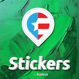 PIN BORICUA STICKER