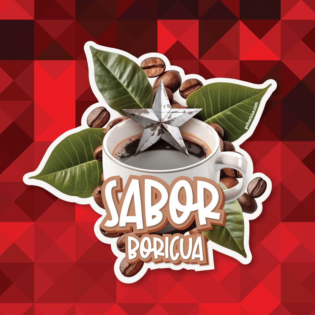 Sabor Boricua STICKER