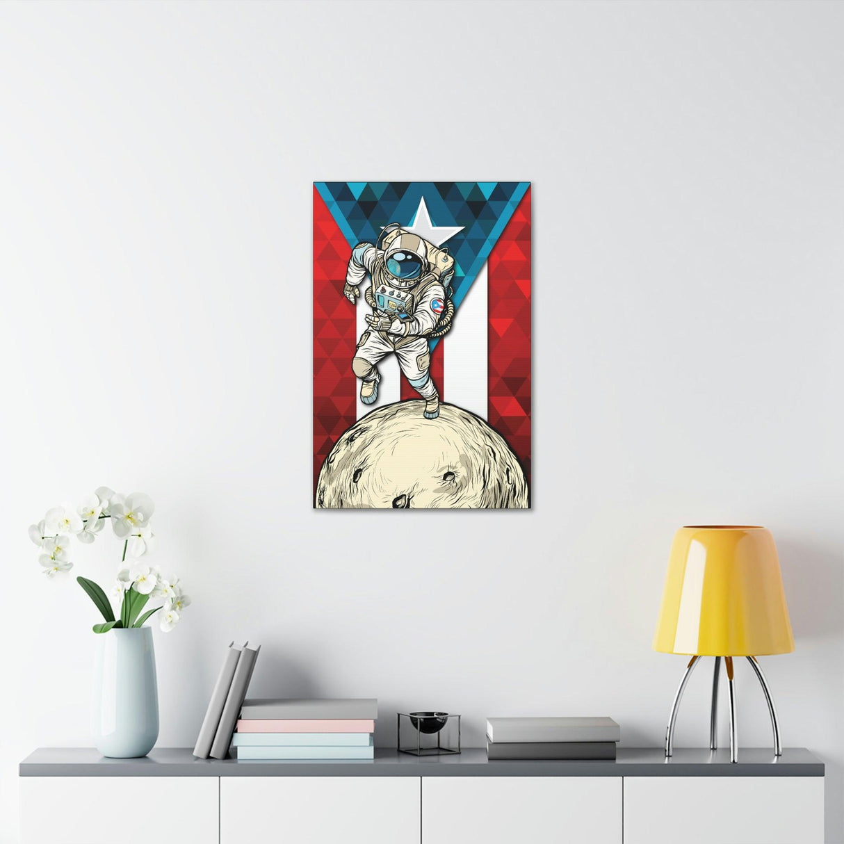 Borincano Flag Canvas Gallery Wraps